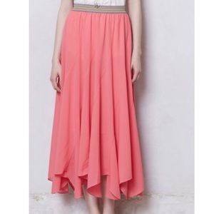 Anthropology size XS pink skirt
